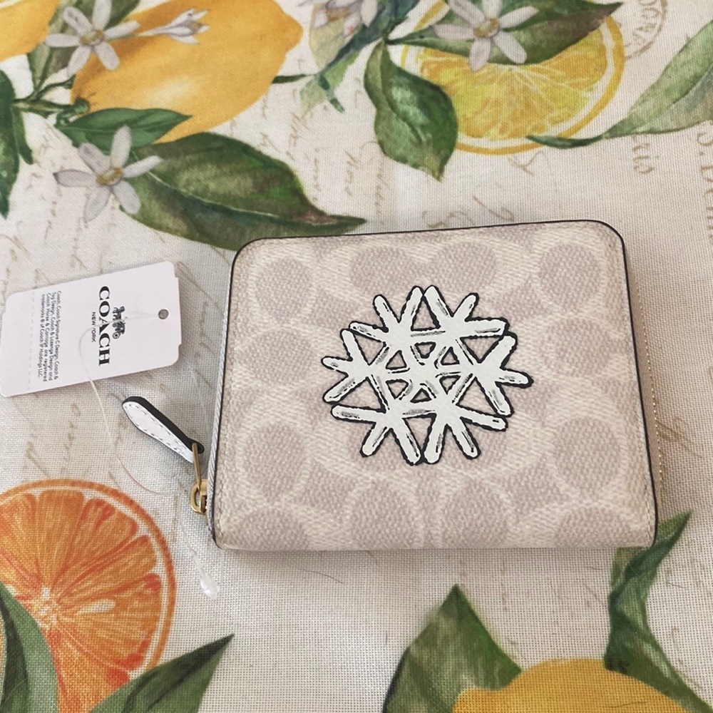 Coach Signature Snowflake Wallet